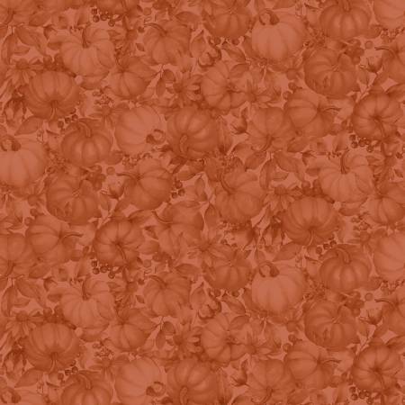 Bountiful Tonal Pumpkins Terra Cotta