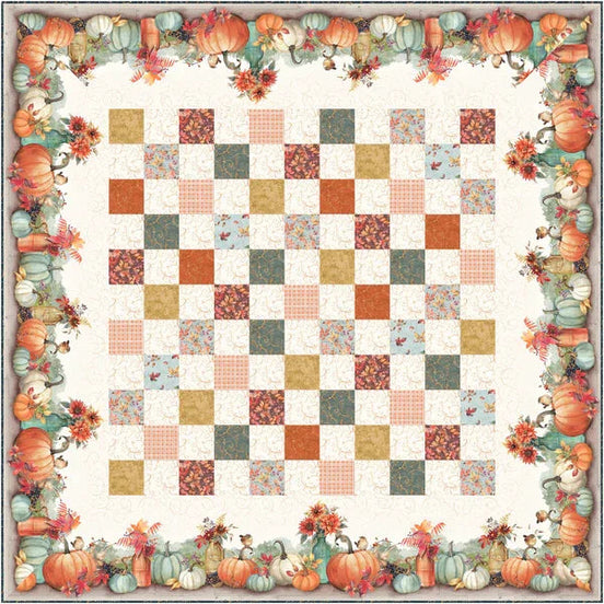 Bountiful Table Topper quilt kit 68" x 68"