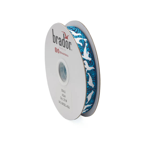 Arctic Collection® Braid / Ribbon - Seals Aqua