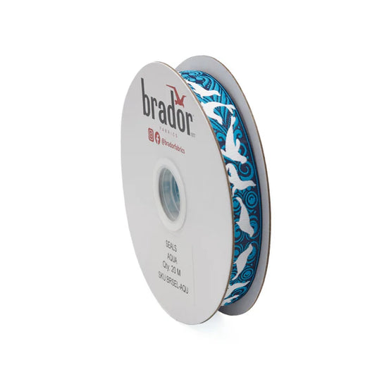 Arctic Collection® Braid / Ribbon - Seals Aqua
