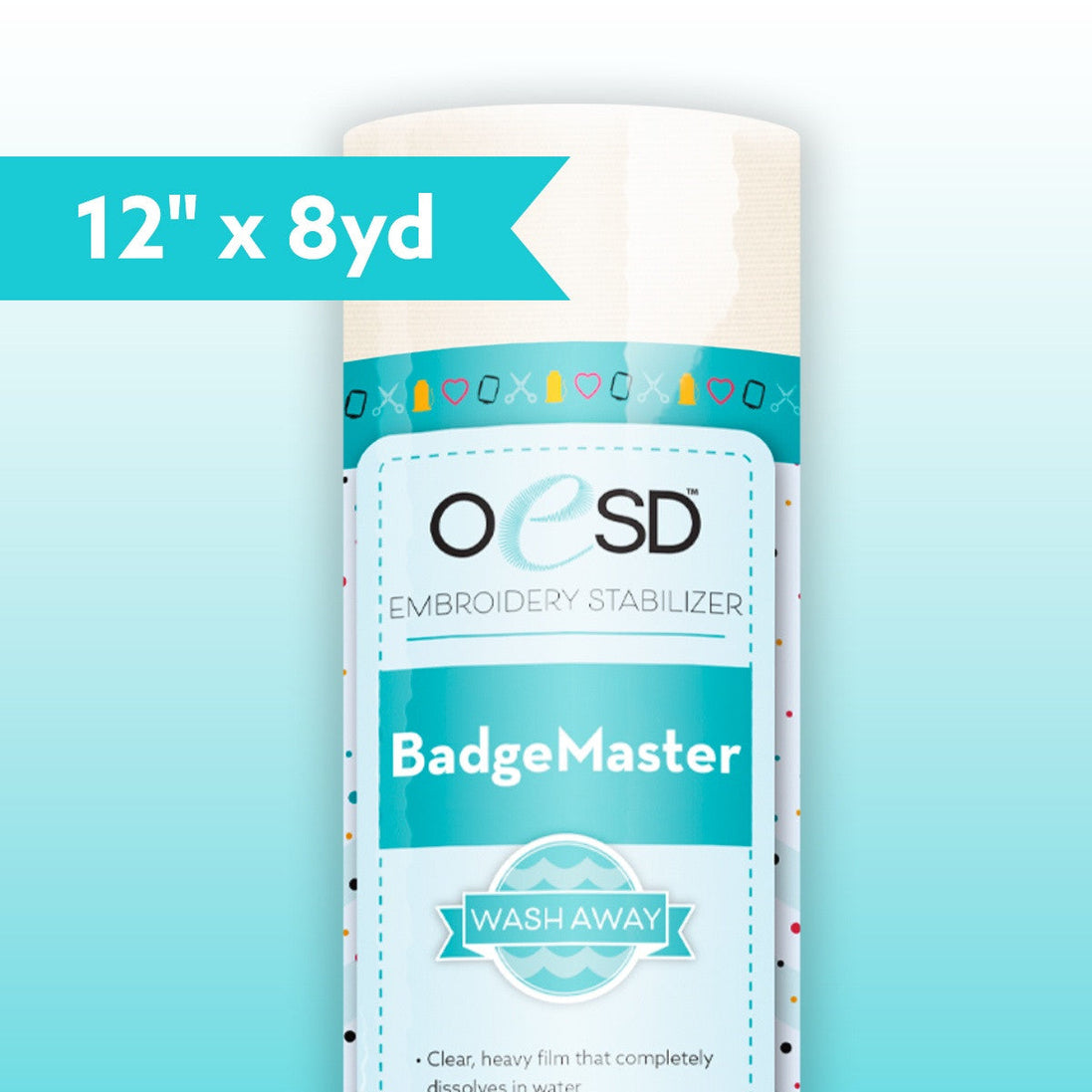 OESD WA Badgemaster AquaFilm 12"X8yds