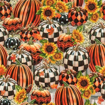 Plaid & Stripe Pumpkin