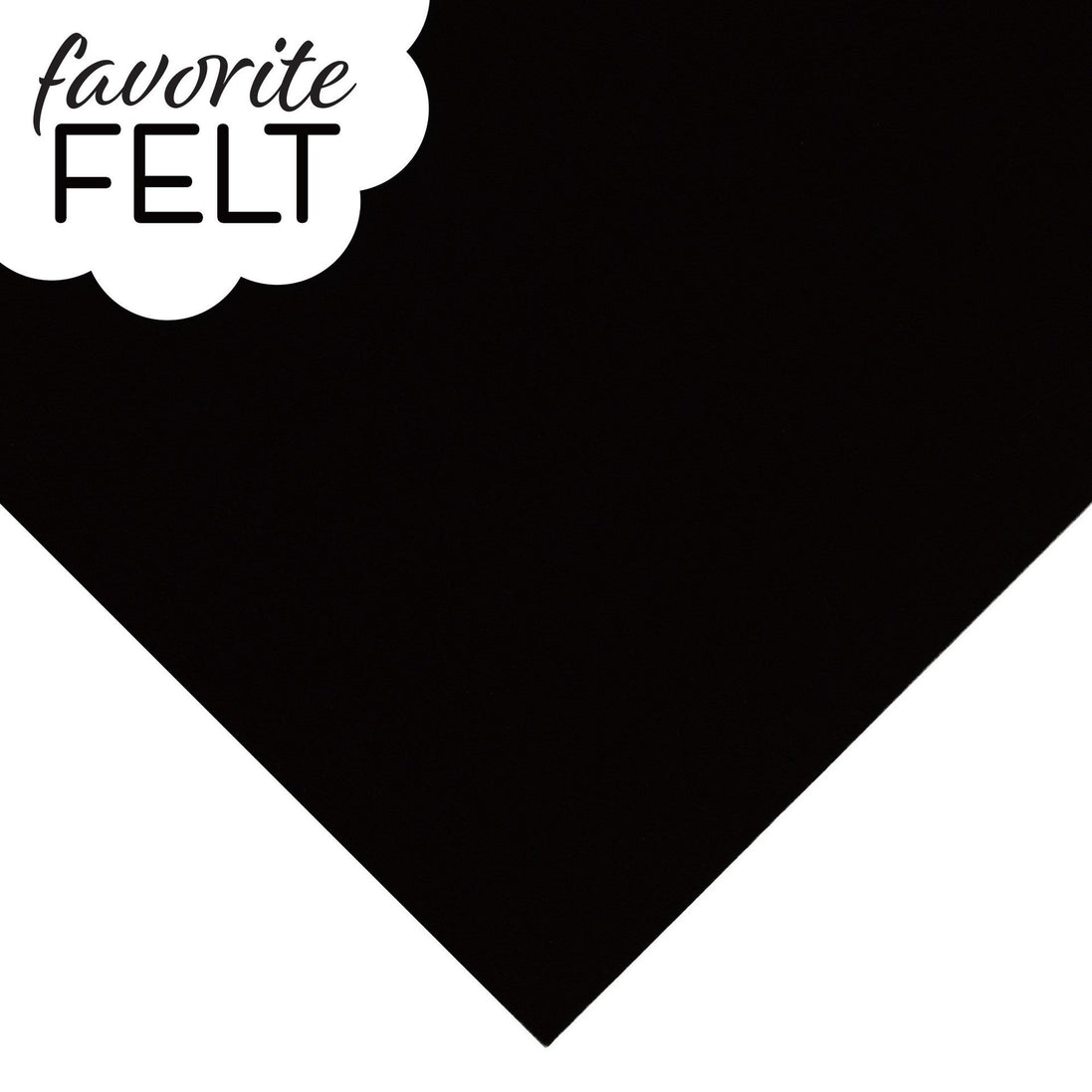 OESD Favorite Felt Black 2/pk