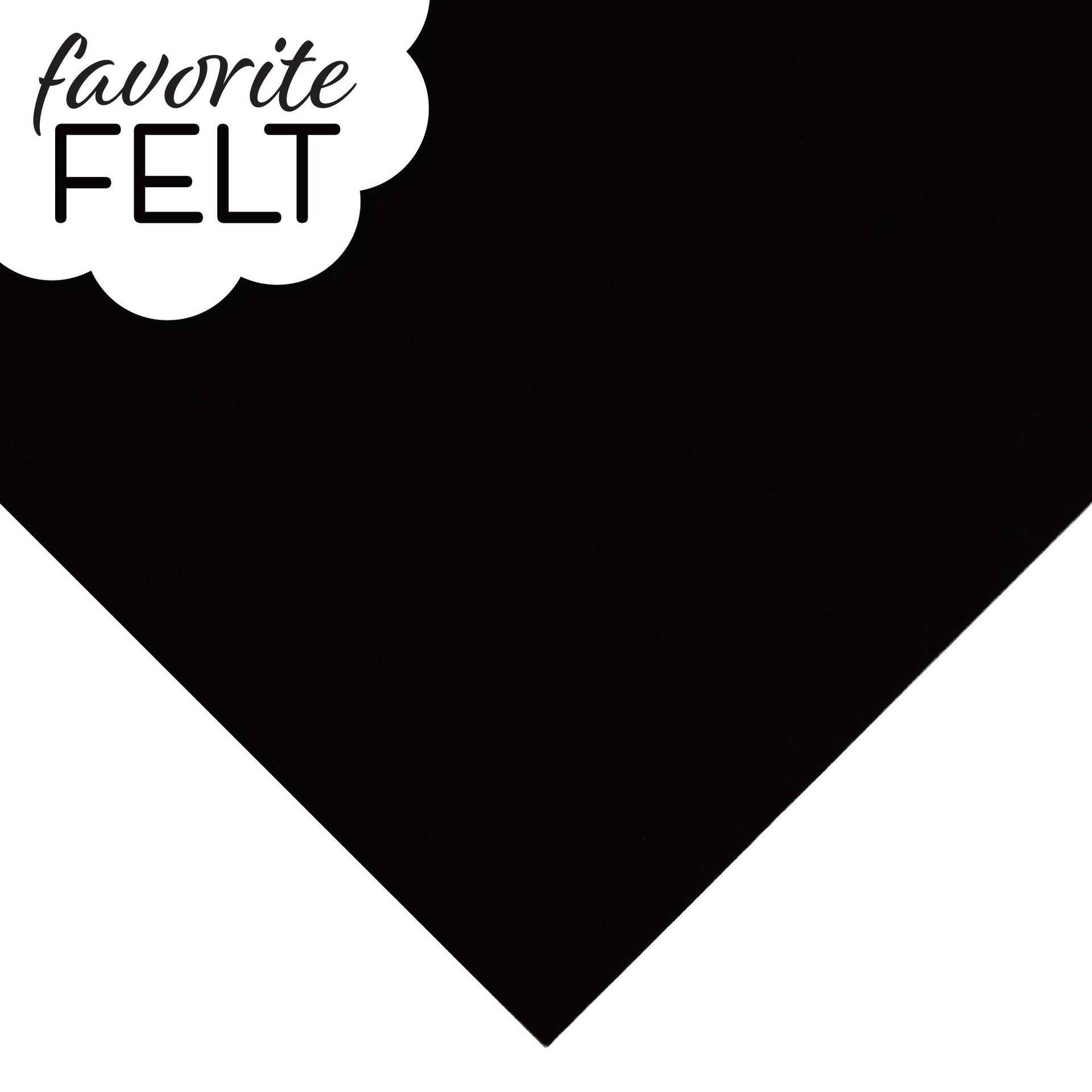 OESD Favorite Felt Black 2/pk