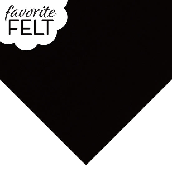OESD Favorite Felt Black 2/pk