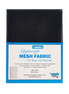 Black mesh fabric with Annie's label on a white background