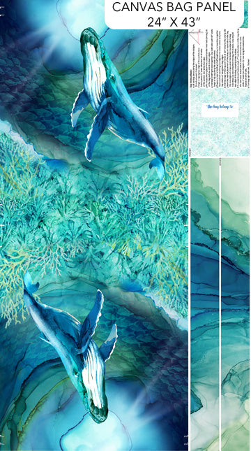 Deep Blue Bag Dk Blue Multi 24"X43"