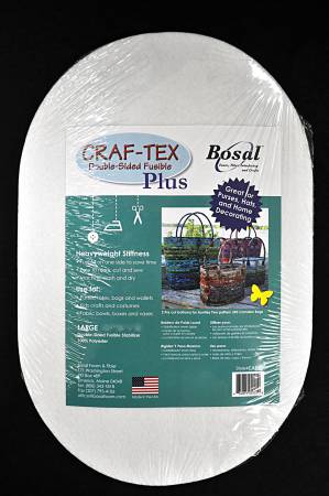 Bosal Craf Tex Dbl Sided Fusible Oval Placemat