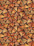Tossed Pizza Slices Black