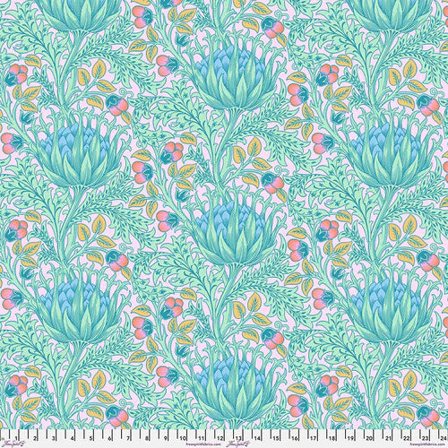 Lawn: Artichoke - Lavender || Kaffe x Morris & Co.