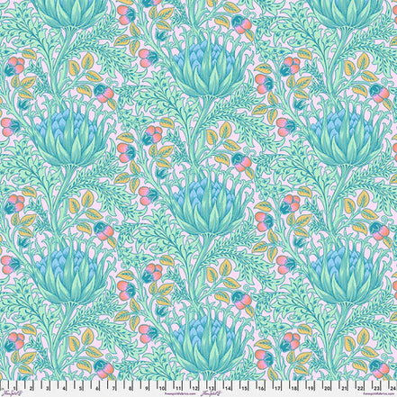 Lawn: Artichoke - Lavender || Kaffe x Morris & Co.