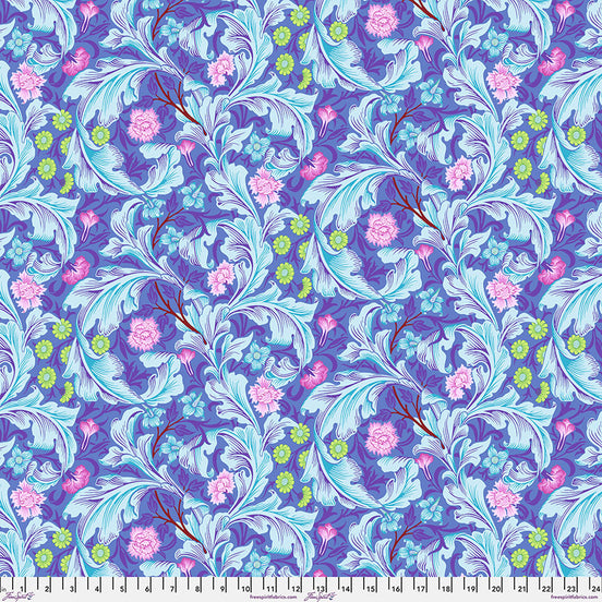 Lawn: Leicester - Cobalt || Kaffe x Morris & Co