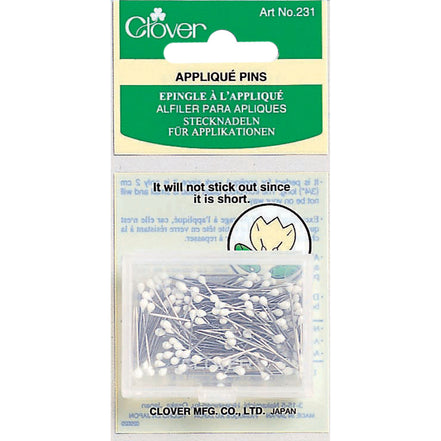 Clover Applique pins 3/4 inch