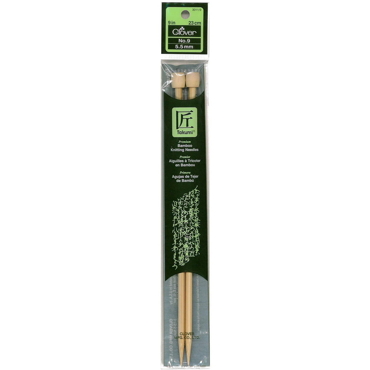 Clover Knitting Needles 9in Sz 9