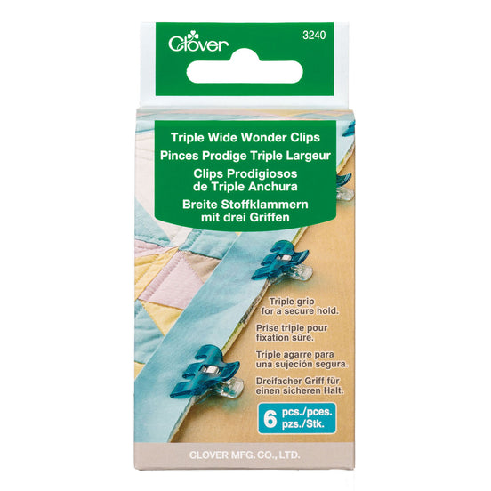 Clover Triple Wide Wonder Clips