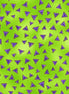 Laurel Burch Basic Triangle Lime Gold Metallic