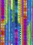 Laurel Burch Basic Stripe Multi Color