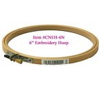 Round Edge Embroidery Hoop 6 in