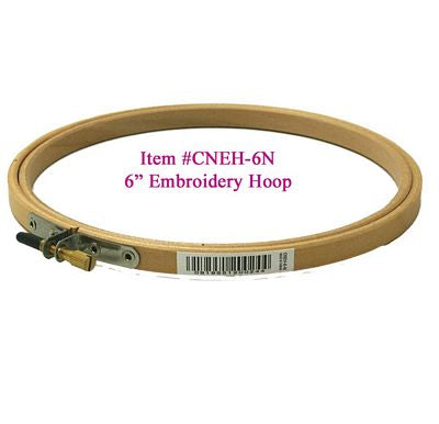 Round Edge Embroidery Hoop 6 in