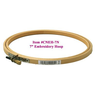 Round Edge Embroidery Hoop - 7 in