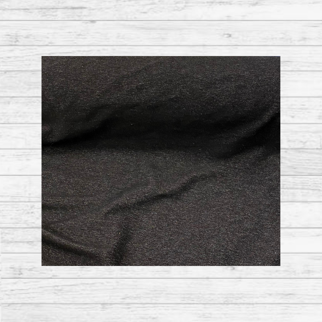 Knit Stretch Denim Organic Black