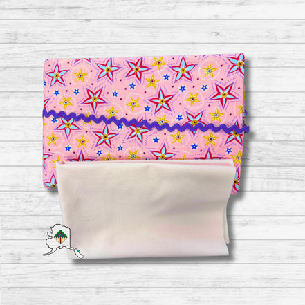 Kuspuk Fabric Kit 3-yds Pink Star