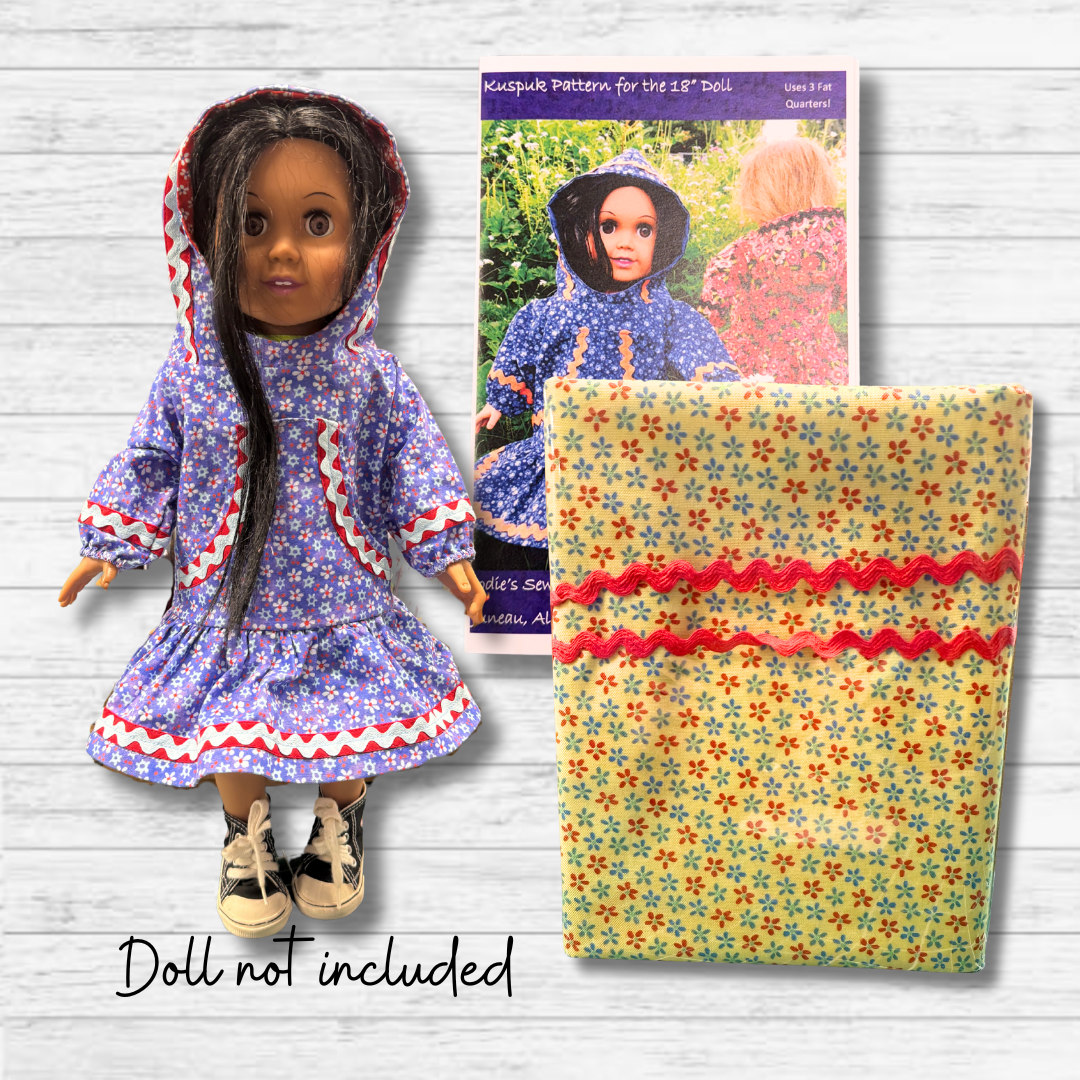 18" Doll Kuspuk Kit Calico Yellow