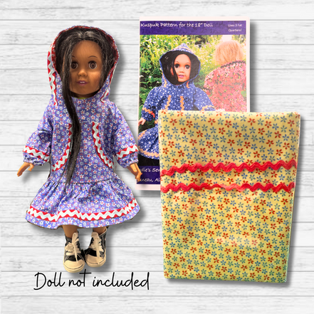 18" Doll Kuspuk Kit Calico Yellow