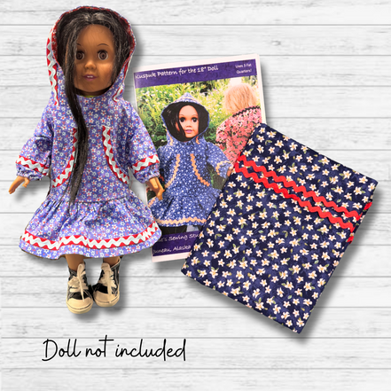 18" Doll Kuspuk Kit Jamberry Navy