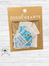 Sarah Hearts Quilt labels "Made at a Retreat"