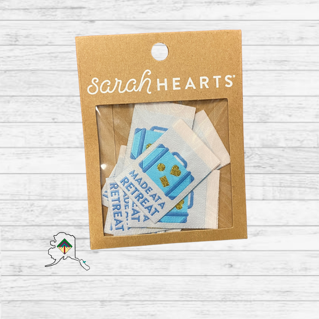 Sarah Hearts Quilt labels 