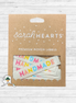 Sarah Hearts Quilt labels "Colorful Handmade" 8 CT
