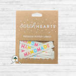 Sarah Hearts Quilt labels "Colorful Handmade" 8 CT