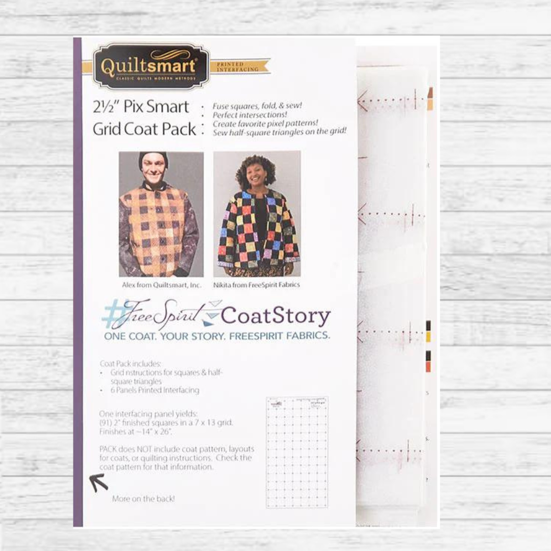 Quiltsmart 2 1/2" Pix Smart Grid Coat Pack