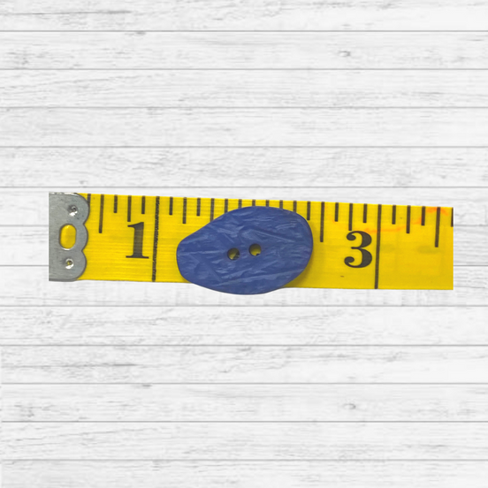 Dill Button Polyamide Blue