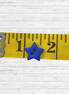 Dill Buttons Star Royal Blue15mm