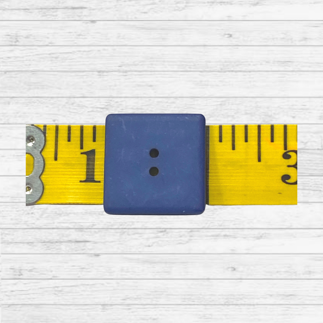 Dill Buttons Square Navy 25mm