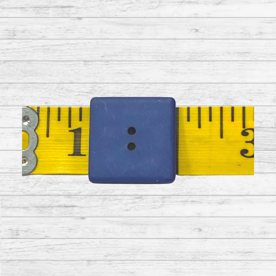 Dill Buttons Square Navy 25mm