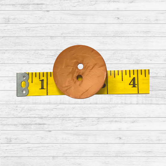 Dill Button Polyester Lt Orange 45mm
