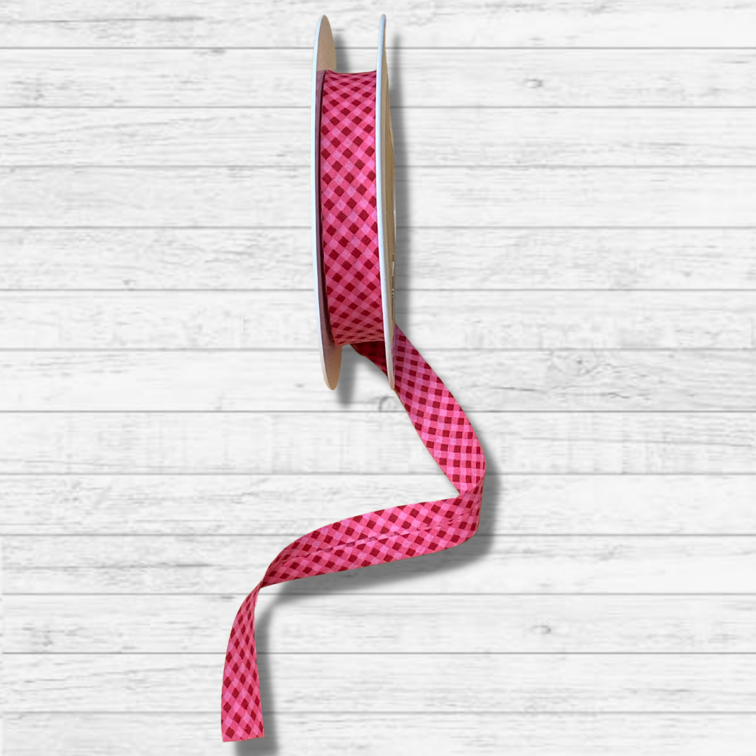 Frou Frou Bias Tape Red Check