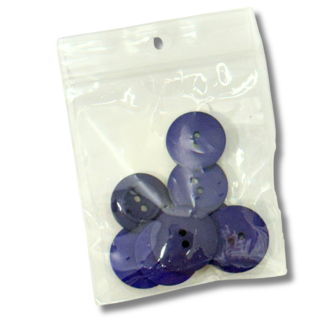 Buttons - 8 Pack Purple