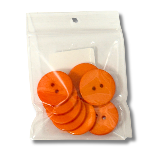 Buttons - 8 Pack Orange