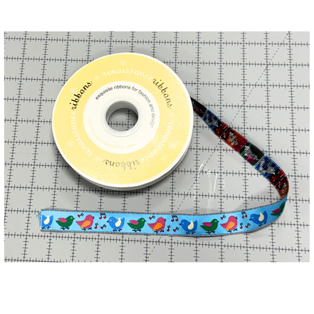 Jacquard Trim Songbirds