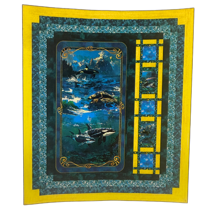 Under The Sea Quilt 48" x 56"