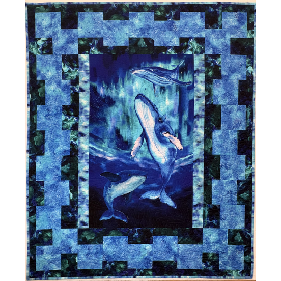 Aurora’s Whale Dance kit 54” by 66"