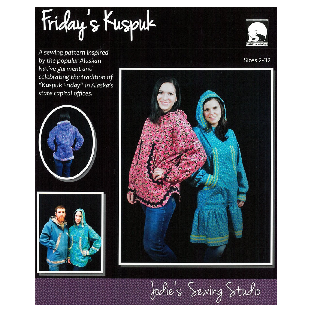 Jodie's Sewing Studio Friday's Kuspuk Pattern for Adults Sizes 2-32