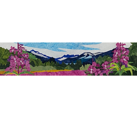 Mendenhall Summer laser cut fusible applique kit
