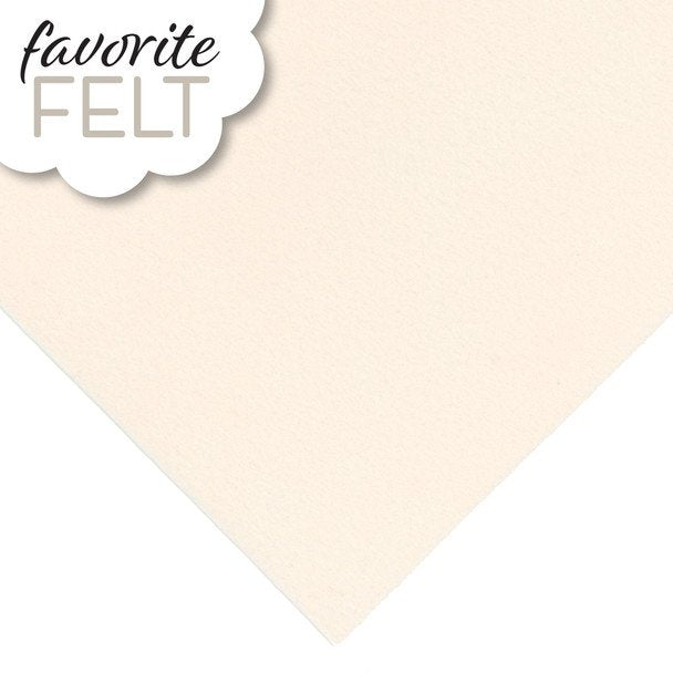 OESD Favorite Felt Cream 2/pk
