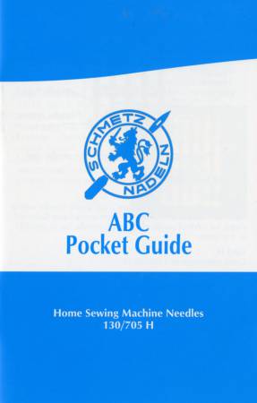 Schmetz Sewing Machine Needle 'ABC' Pocket Guide