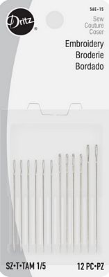 Dritz Hand Embroidery Needles Sz1/5